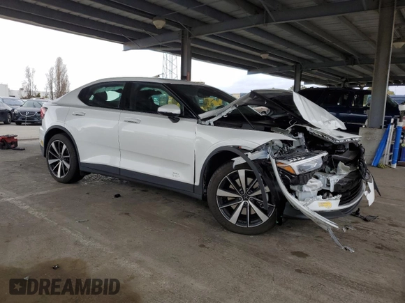 2022 Polestar 2 with VIN LPSED3KA5NL076152, listed as a Copart auction lot 48727375 with 28,822 mi miles and Salvage Title. Bid and sale history available at DreamBid. Image 4.