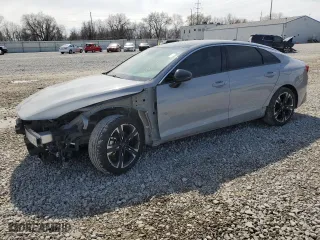 2021 Kia K5 GT-Line with VIN 5XXG64J24MG062879, listed as a Copart auction lot 50396305 with 86,670 mi miles and Salvage Title. Bid and sale history available at carsss.com. Image 1.