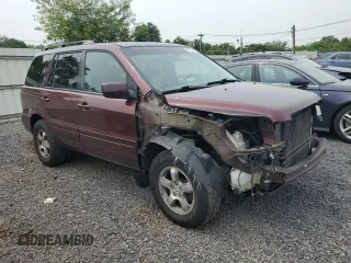 2007 Honda Pilot EX-L with VIN 2HKYF18597H523361, listed as a Copart auction lot 60176195 with 143,902 mi miles and Salvage title. Bid and sale history available at DreamBid. Image 4.