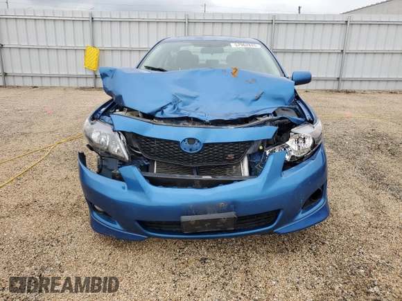 2010 Toyota Corolla with VIN 1NXBU4EE7AZ229712, listed as a Copart auction lot 57962845 with Not provided miles and Salvage title. Bid and sale history available at DreamBid. Image 5.