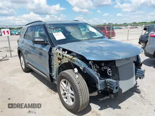 2025 Ford Explorer Active with VIN 1FMUK7DH3SGB19350, listed as a IAAI auction lot 42228984 with 1,531 mi miles and . Bid and sale history available at DreamBid. Image 1.