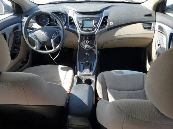 2016 Hyundai Elantra SE with VIN 5NPDH4AE9GH790875, listed as a Copart auction lot 52036105 with 86,760 mi miles and Salvage Title. Bid and sale history available at carsss.com. Image 8.
