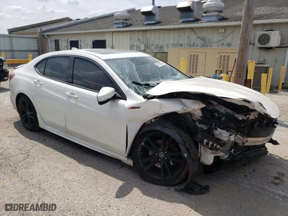 2018 Acura TLX w/A-SPEC Pkg with VIN 19UUB2F63JA003507, listed as a Copart auction lot 67358274 with 0 mi miles and Salvage Title. Bid and sale history available at carsss.com. Image 4.
