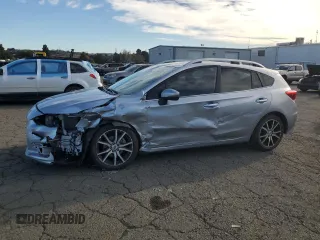 2019 Subaru Impreza Limited with VIN 4S3GTAT64K3733309, listed as a Copart auction lot 88493745 with 44,643 mi miles and Salvage Title. Bid and sale history available at carsss.com. Image 1.
