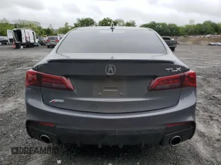 2020 Acura TLX w/A-Spec Pkg with VIN 19UUB1F68LA015505, listed as a Copart auction lot 58099605 with 107,948 mi miles and Salvage title. Bid and sale history available at DreamBid. Image 6.