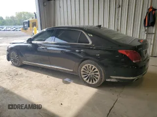 2017 Genesis G90 Premium z VIN KMHG34JA8HU027869, wystawiony jako Copart lot #59992215 z przebiegiem 143 421 mil mil oraz Czysty tytuł • Clean title. Historia ofert i sprzedaży dostępna na DreamBid. Obrazek 2.