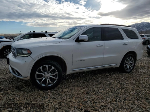 2017 Dodge Durango Citadel with VIN 1C4SDJET8HC618103, listed as a Copart auction lot 81786224 with 223,908 mi miles and Salvage Title. Bid and sale history available at carsss.com. Image 1.