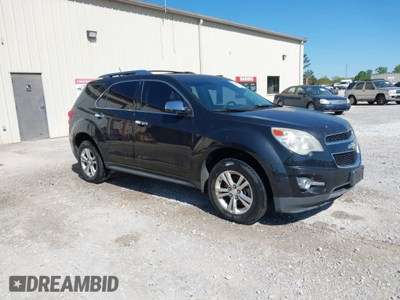2013 Chevrolet Equinox LTZ with VIN 2GNALFEK9D6357092, listed as a IAAI auction lot 42058561 with 168,074 mi miles. Bid and sale history available at carsss.com. Image 1.