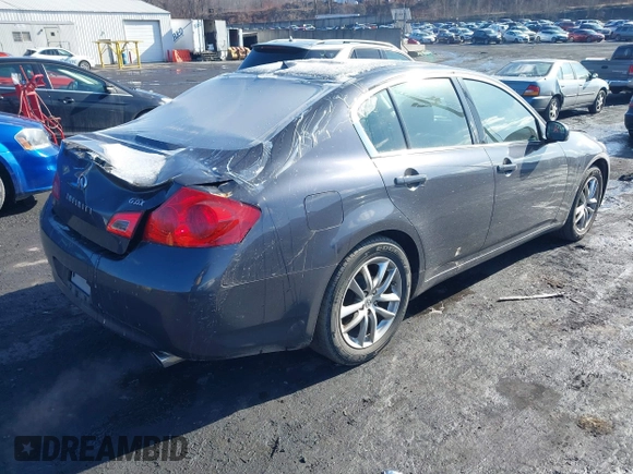 2007 Infiniti G35 G35x with VIN JNKBV61F67M802327, listed as a IAAI auction lot 41533619 with 144,613 mi miles and . Bid and sale history available at DreamBid. Image 4.