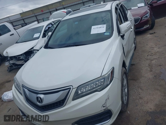 2017 Acura RDX with VIN 5J8TB3H31HL011012, listed as a IAAI auction lot 41504854 with 165,266 mi miles. Bid and sale history available at carsss.com. Image 12.