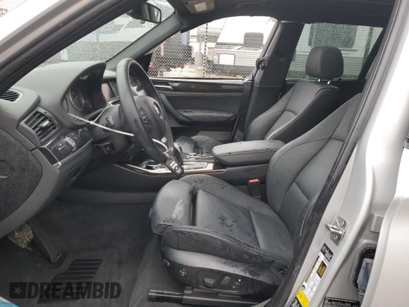 2013 BMW X3 xDrive35i with VIN 5UXWX7C54DL977845, listed as a Copart auction lot 48598485 with 24,753 mi miles and Salvage Title. Bid and sale history available at DreamBid. Image 7.