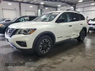 2019 Nissan Pathfinder S with VIN 5N1DR2MM0KC633465, listed as a Copart auction lot 59626475 with 38,019 mi miles and Salvage title. Bid and sale history available at DreamBid. Image 1.
