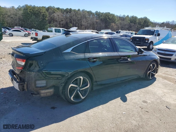 2019 Honda Accord Sedan Sport 1.5T with VIN 1HGCV1F39KA003497, listed as a Copart auction lot 47885005 with 149,385 mi miles and Salvage Title. Bid and sale history available at carsss.com. Image 3.