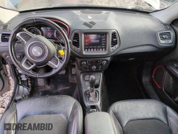 2020 Jeep Compass Trailhawk with VIN 3C4NJDDB1LT195653, listed as a Copart auction lot 82046974 with 119,007 mi miles and Salvage Title. Bid and sale history available at carsss.com. Image 8.
