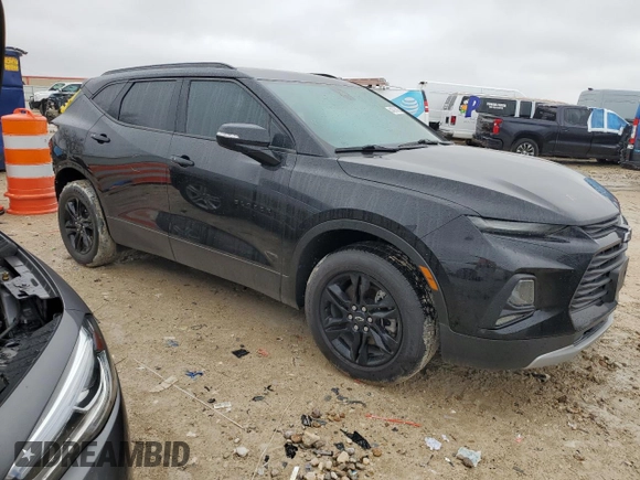 2021 Chevrolet Blazer LT with VIN 3GNKBCRS2MS537032, listed as a Copart auction lot 44575905 with 73,873 mi miles and Salvage title. Bid and sale history available at DreamBid. Image 4.