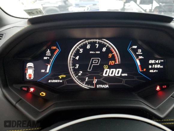 2020 Lamborghini Huracan с VIN ZHWUF5ZF6LLA14566, выставлен на аукционе Copart как лот 84107514 с пробегом 10 503 миль миль и Списание • Salvage title. История ставок и продаж доступна на DreamBid. Изображение 9.