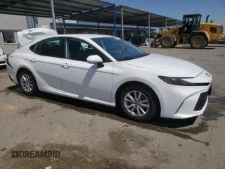 2025 Toyota Camry LE with VIN 4T1DAACK0SU001206, listed as a Copart auction lot 53159095 with 25,098 mi miles and Salvage Title. Bid and sale history available at carsss.com. Image 4.