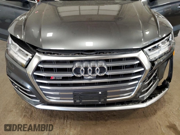 2019 Audi SQ5 Prestige with VIN WA1C4AFYXK2069963, listed as a Copart auction lot 55165124 with 50,558 mi miles and Salvage Title. Bid and sale history available at DreamBid. Image 12.