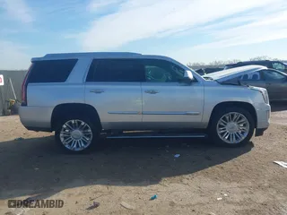 2018 Cadillac Escalade Platinum with VIN 1GYS4DKJXJR221798, listed as a IAAI auction lot 41304619 with 108,281 mi miles. Bid and sale history available at carsss.com. Image 13.