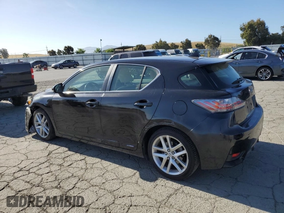 2015 Lexus CT 200h with VIN JTHKD5BH4F2213557, listed as a Copart auction lot 57126575 with 94,922 mi miles and Salvage title. Bid and sale history available at DreamBid. Image 2.