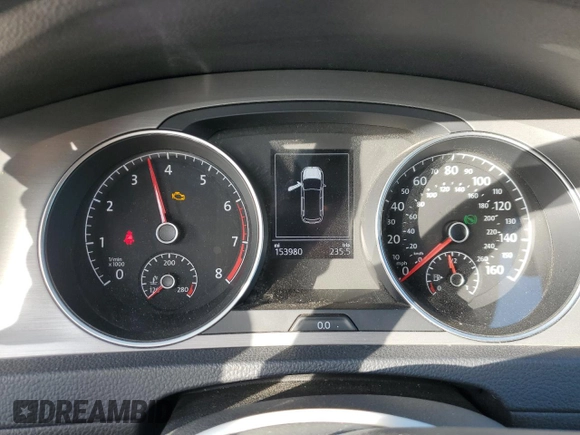 2016 Volkswagen Golf SportWagen TSI S with VIN 3VWC17AU4GM508304, listed as a Copart auction lot 75127564 with 153,980 mi miles and Clean Title. Bid and sale history available at carsss.com. Image 9.