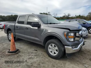 2023 Ford F-150 XL with VIN 1FTEW1EB0PKE65574, listed as a Copart auction lot 88522215 with 80,828 mi miles and Salvage Title. Bid and sale history available at carsss.com. Image 4.