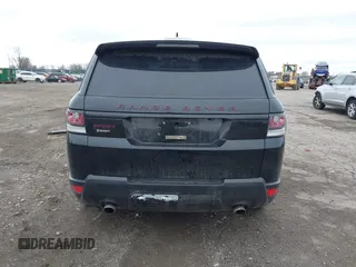 2015 Land Rover Range Rover Sport HSE with VIN SALWR2VF6FA621599, listed as a IAAI auction lot 41804273 with 9,976 mi miles. Bid and sale history available at carsss.com. Image 15.