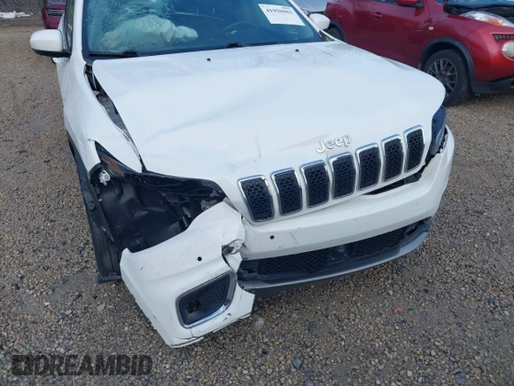 2019 Jeep Cherokee Limited with VIN 1C4PJLDB9KD469835, listed as a IAAI auction lot 41950965 with 80,576 mi miles. Bid and sale history available at carsss.com. Image 6.