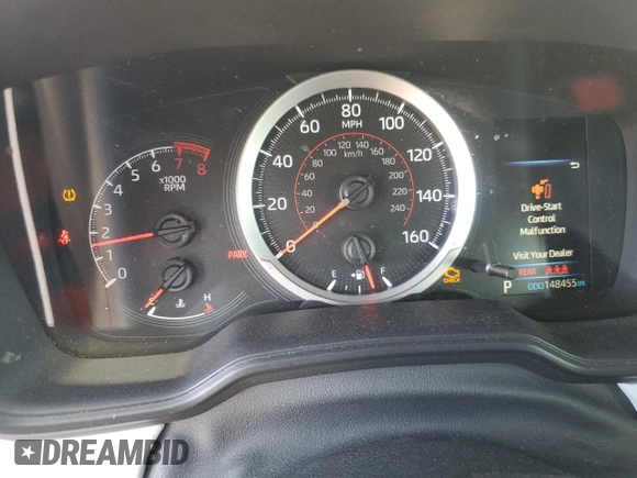2020 Toyota Corolla SE with VIN JTDS4RCE7LJ031088, listed as a Copart auction lot 55450795 with 148,455 mi miles and Clean Title. Bid and sale history available at DreamBid. Image 9.
