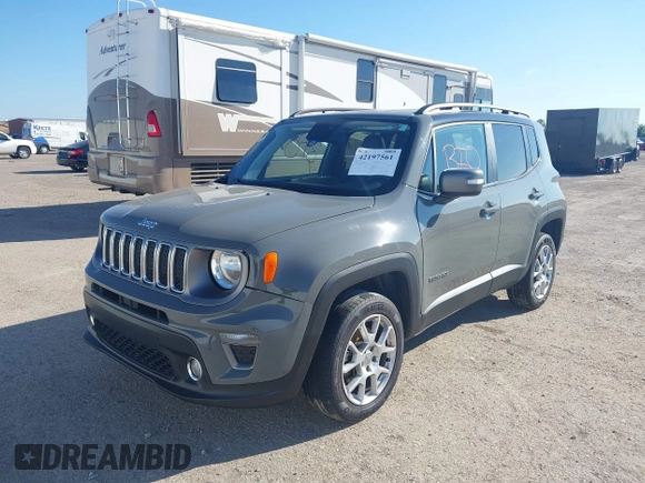 2021 Jeep Renegade Limited with VIN ZACNJDD13MPN31011, listed as a IAAI auction lot 42197561 with 65,704 mi miles and . Bid and sale history available at DreamBid. Image 2.