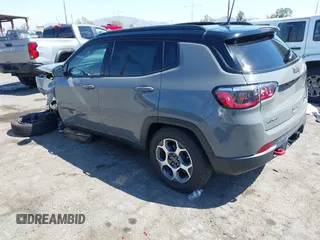 2022 Jeep Compass Trailhawk с VIN 3C4NJDDB2NT224046, выставлен на аукционе IAAI как лот 42086536 с пробегом 40 230 миль миль и . История ставок и продаж доступна на DreamBid. Изображение 3.