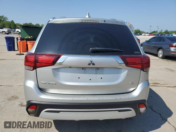 2020 Mitsubishi Outlander ES with VIN JA4AZ3A32LZ029711, listed as a Copart auction lot 54848295 with 161,947 mi miles and Salvage title. Bid and sale history available at DreamBid. Image 6.