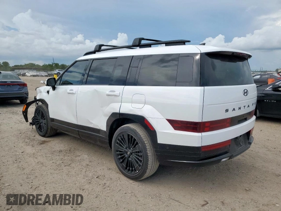 2025 Hyundai Santa Fe Calligraphy with VIN 5NMP5DG17SH035403, listed as a Copart auction lot 61793055 with 10,078 mi miles and Salvage title. Bid and sale history available at DreamBid. Image 2.