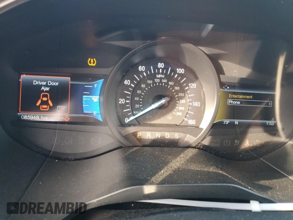 2016 Ford Edge SEL with VIN 2FMPK3J92GBB48095, listed as a Copart auction lot 54360125 with 85,948 mi miles and Salvage Title. Bid and sale history available at carsss.com. Image 9.
