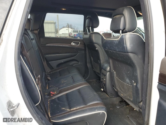2014 Jeep Grand Cherokee Overland with VIN 1C4RJFCT4EC214380, listed as a Copart auction lot 44081495 with 201,861 mi miles and Salvage Title. Bid and sale history available at carsss.com. Image 12.