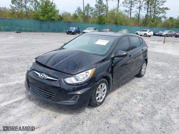 2014 Hyundai Accent GS with VIN KMHCT5AE7EU164658, listed as a IAAI auction lot 41911092 with 132,442 mi miles. Bid and sale history available at carsss.com. Image 17.