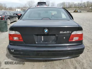 2002 BMW 5 Series 540iA with VIN WBADN63432GN85541, listed as a Copart auction lot 53723715 with 0 mi miles and Salvage Title. Bid and sale history available at carsss.com. Image 6.