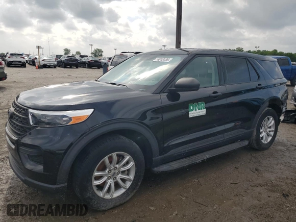 2020 Ford Explorer with VIN 1FMSK8BH8LGB76502, listed as a Copart auction lot 59915185 with 45,056 mi miles and Salvage title. Bid and sale history available at DreamBid. Image 1.