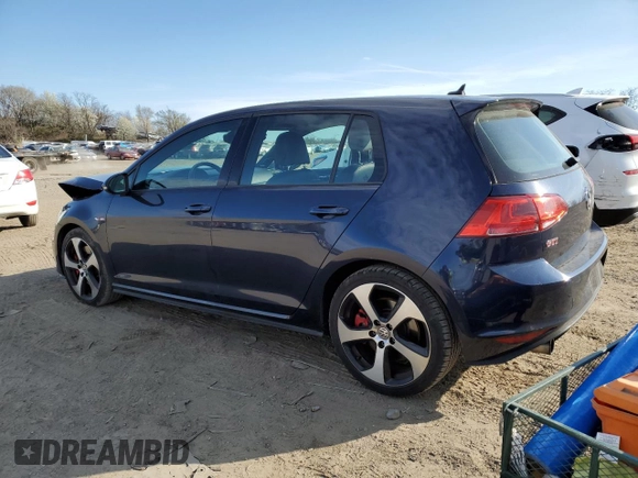 2016 Volkswagen Golf GTI SE w/Performance Pkg with VIN 3VW547AU7GM049754, listed as a Copart auction lot 47627794 with 55,337 mi miles. Bid and sale history available at carsss.com. Image 2.