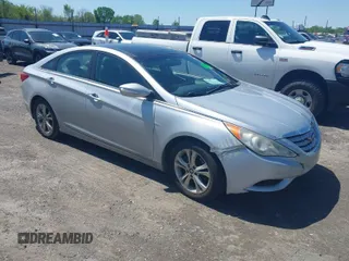 2012 Hyundai Sonata 2.4L Limited PZEV with VIN 5NPEC4AC2CH399899, listed as a IAAI auction lot 41969148 with 241,416 mi miles. Bid and sale history available at carsss.com. Image 1.