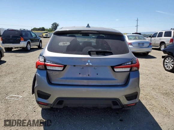 2020 Mitsubishi Outlander ES with VIN JA4AP3AU1LU010174, listed as a Copart auction lot 56604865 with 29,597 mi miles and Salvage title. Bid and sale history available at DreamBid. Image 6.