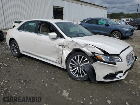 2019 Lincoln Continental Select with VIN 1LN6L9TK3K5611371, listed as a Copart auction lot 73999844 with 33,436 mi miles and Salvage Title. Bid and sale history available at carsss.com. Image 4.