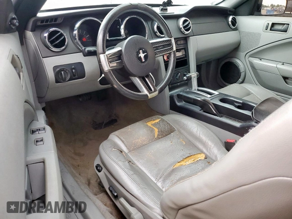 2006 Ford Mustang Standard with VIN 1ZVFT84N765217592, listed as a Copart auction lot 57728195 with 206,750 mi miles and Clean title. Bid and sale history available at DreamBid. Image 8.