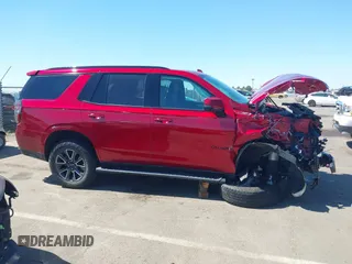2023 Chevrolet Tahoe Z71 with VIN 1GNSKPKL1PR552686, listed as a IAAI auction lot 42333609 with 4,549 mi miles and . Bid and sale history available at DreamBid. Image 14.