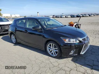 2015 Lexus CT 200h with VIN JTHKD5BH4F2213557, listed as a Copart auction lot 57126575 with 94,922 mi miles and Salvage title. Bid and sale history available at DreamBid. Image 4.
