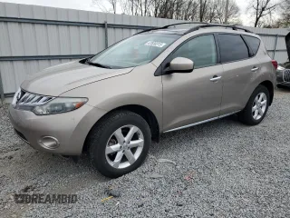 2010 Nissan Murano S with VIN JN8AZ1MU5AW012354, listed as a Copart auction lot 47830315 with 158,218 mi miles and Salvage Title. Bid and sale history available at carsss.com. Image 1.