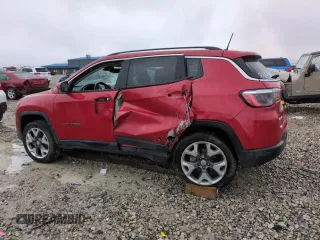 2021 Jeep Compass Limited with VIN 3C4NJDCB0MT527990, listed as a Copart auction lot 44637765 with 76,095 mi miles and Salvage Title. Bid and sale history available at carsss.com. Image 2.