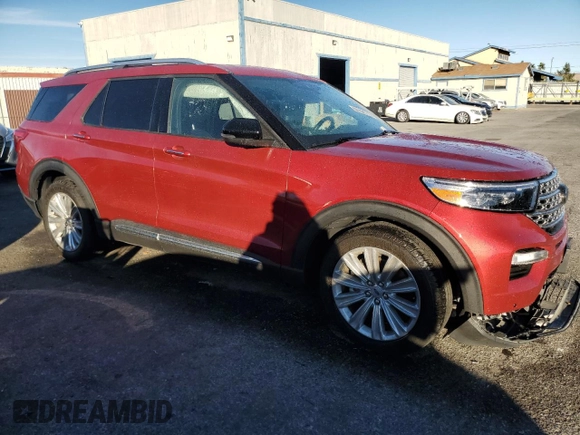 2020 Ford Explorer Limited with VIN 1FM5K7FW5LGA70752, listed as a Copart auction lot 79573684 with 68,316 mi miles and Clean Title. Bid and sale history available at DreamBid. Image 4.