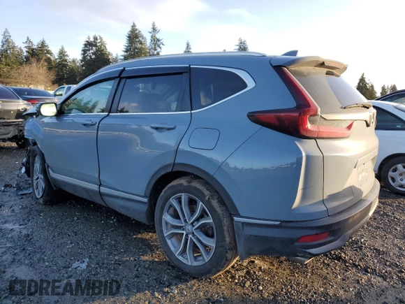 2022 Honda CR-V Touring with VIN 7FARW2H95NE049633, listed as a Copart auction lot 86346984 with 29,632 mi miles and Salvage Title. Bid and sale history available at carsss.com. Image 2.