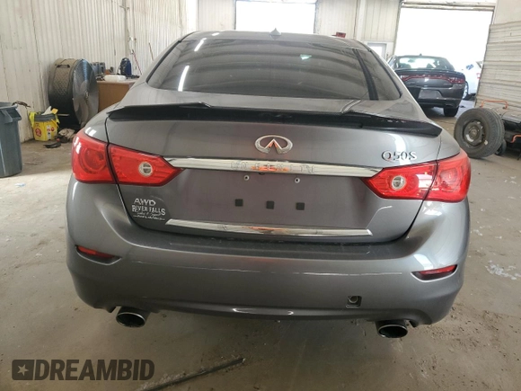 2017 Infiniti Q50 Premium z VIN JN1EV7AR7HM839776, wystawiony jako Copart lot #55572865 z przebiegiem 84 822 mil mil oraz Szkoda całkowita • Salvage title. Historia ofert i sprzedaży dostępna na DreamBid. Obrazek 6.